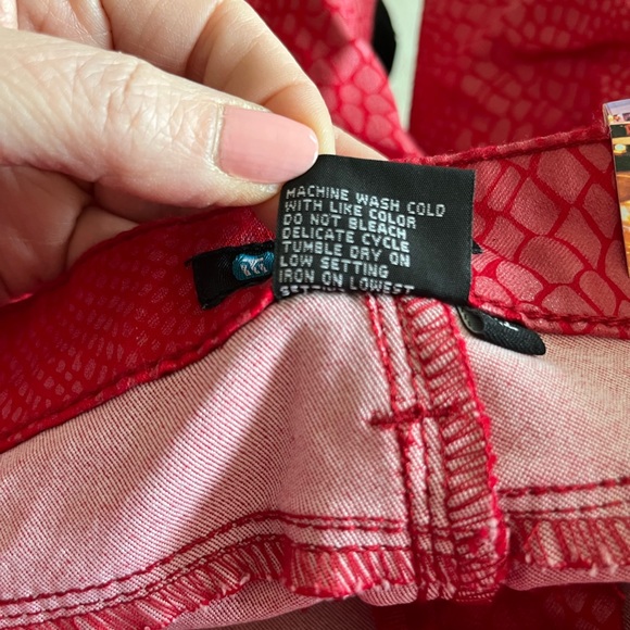 NWT Red Girls Tractor Jeans - Size 12 - Picture 9 of 9